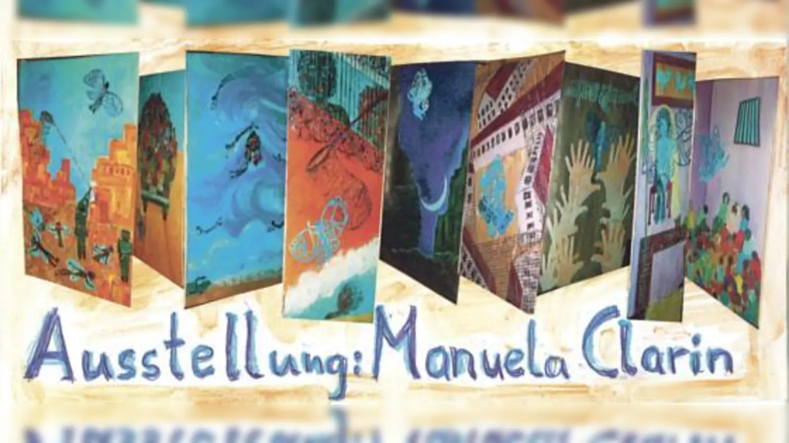 Aufrütteln und berühren will die Künstlerin mit ihren Werken. Als Technik bevorzugt sie vor allem Acryl auf Sperrholz.	 (Foto: VA)