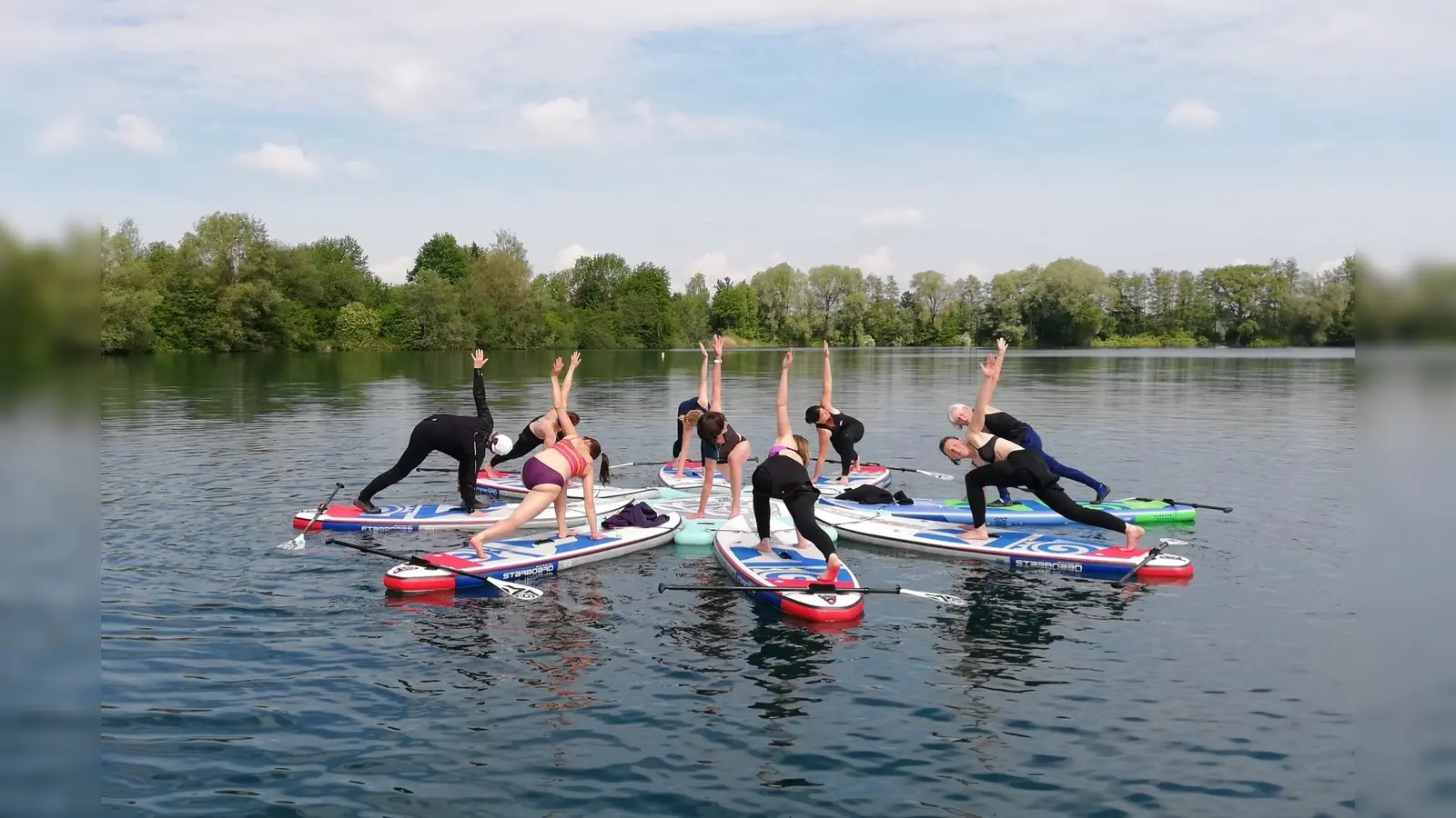 Yoga geht auch auf dem Wasser (Foto: privat)
