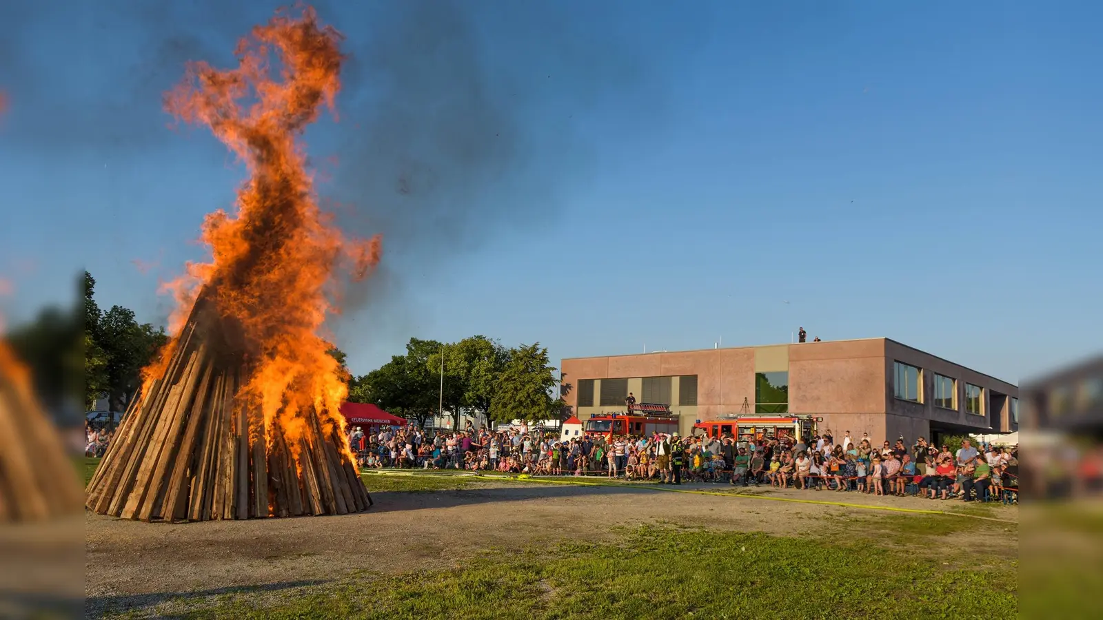 Trudering Burschen laden zum zwölften Mal auf die Festwiese zum Sonnwendfeuer ein. (Foto: Fotostudio caroKaa)
