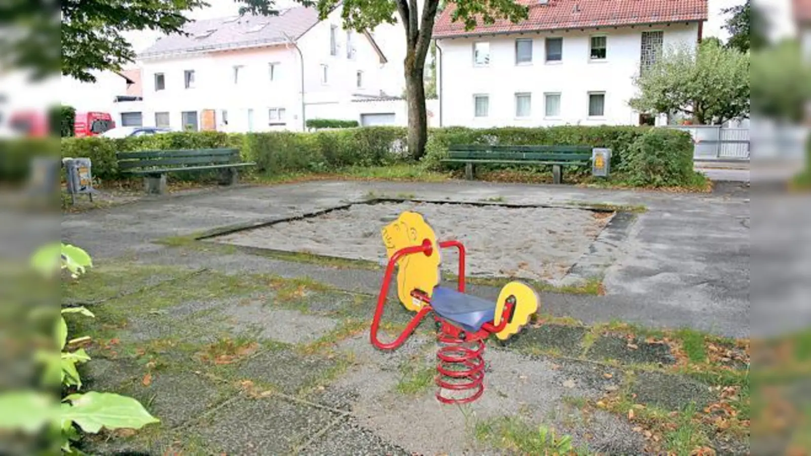 Der Spielplatz am Günzenburger Platz soll in diesem Herbst aufgewertet werden. (Foto: ws)