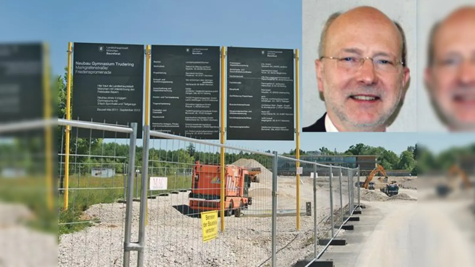 Stadtschulrat Rainer Schweppe lehnt den BA-Antrag zur Ausweitung der Vorläuferklassen für das hier neue entstehende Gymnasium ab.	 (Fotos: mst/ar)