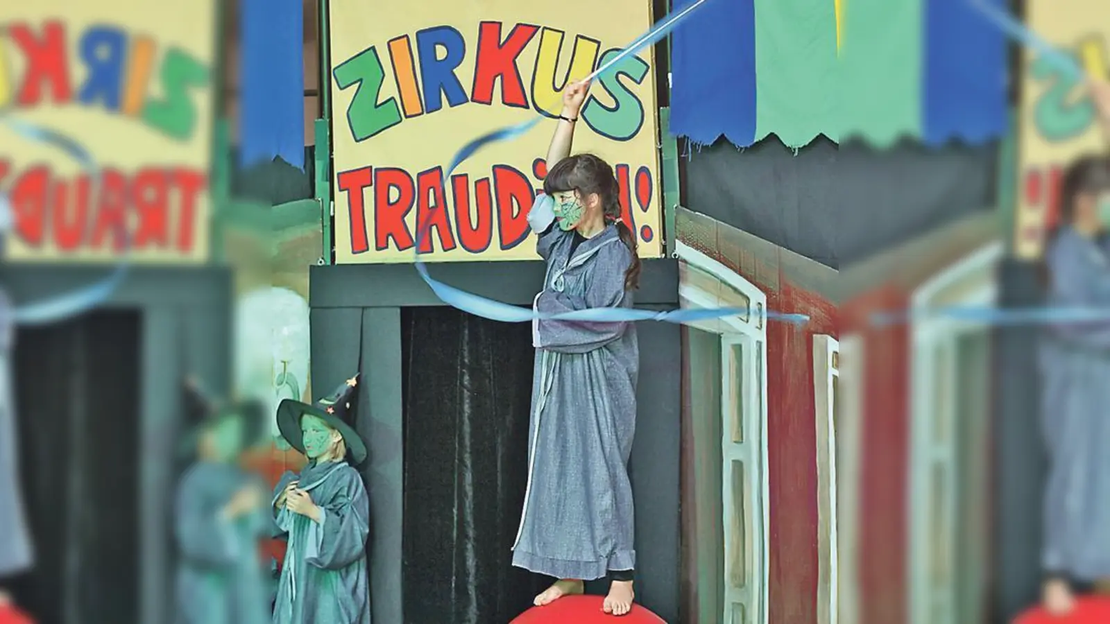 Im internationalen Kinderzirkus »Trau dich« führt der Nachwuchs seine Fähigkeiten vor. 	 (Foto: Zirkus)