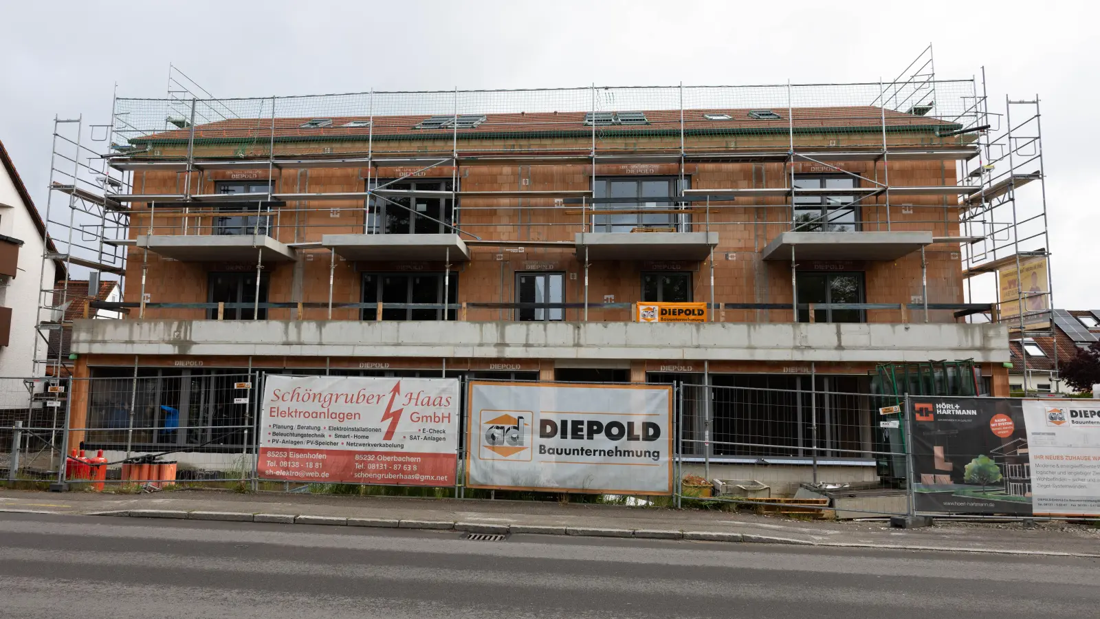 Der Neubau macht gute Fortschritte. (Foto: Gem)
