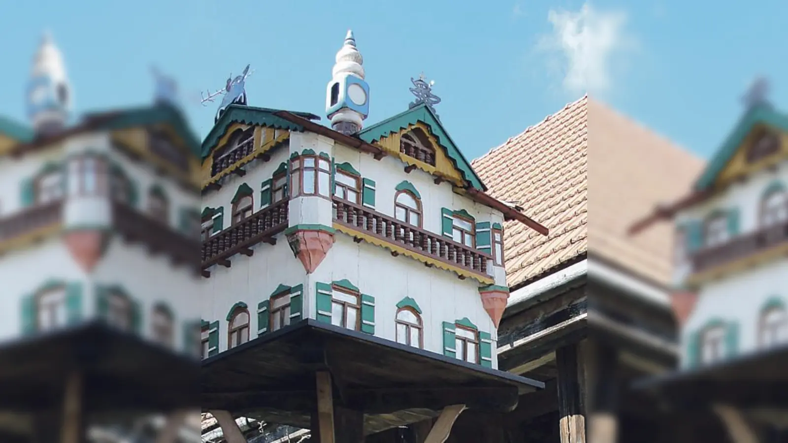 Zeugen der Vergangenheit und Moderne Kunst ergänzen sich im Heimatmuseum bestens.	 (Foto: hw/Va)