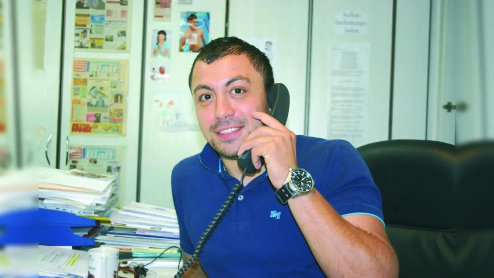 Antimo Pietroluongo, 33 Jahre; der Medienberater ist für  das SamstagsBlatt im Münchner Süden unterwegs. (Foto: AP)