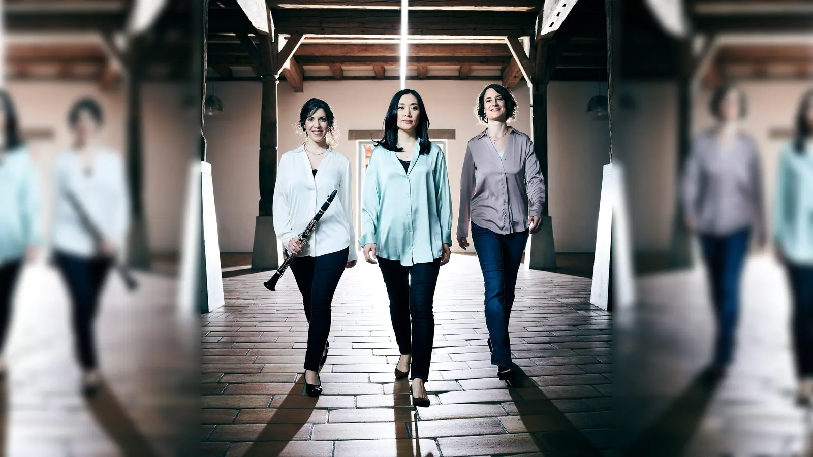 Das Trio Shulamit interpretiert Lieder des Ehepaars Alma und Gustav Mahler in einer Bearbeitung für Sopran, Klarinette und Klavier. (Foto: VA)