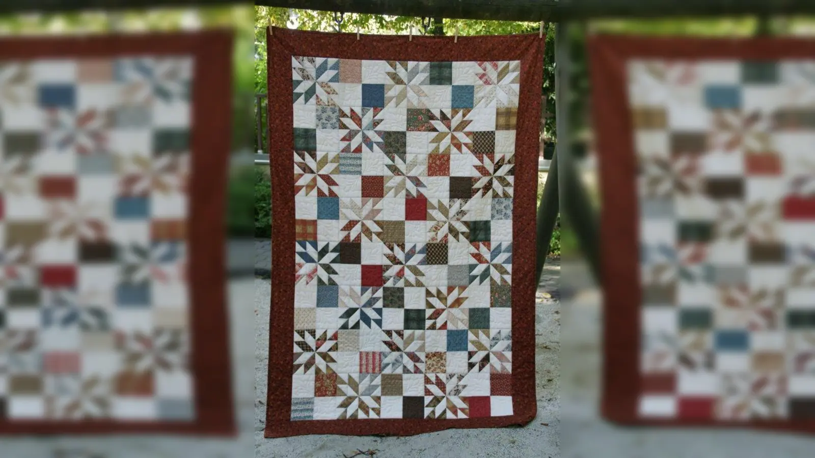 Klassisch und schön ist dieser Quilt - und obendrauf hält er angenehm warm. (Foto: pi)