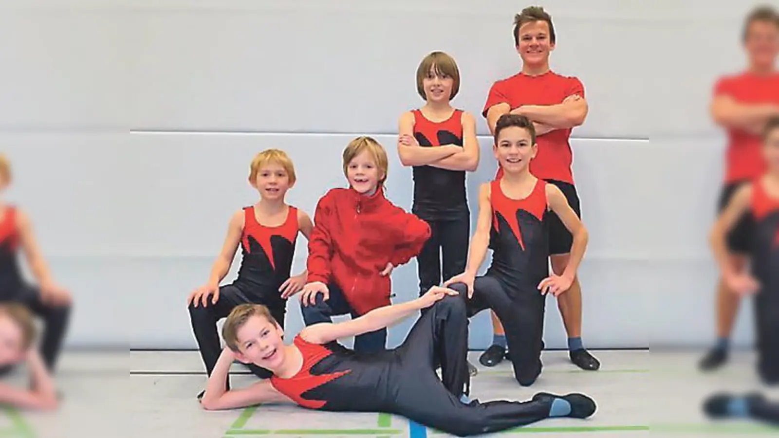 Die junge Turnergruppe um Trainer Philipp Riederer freut sich über weiteren Zuwachs.	 (Foto: VA)