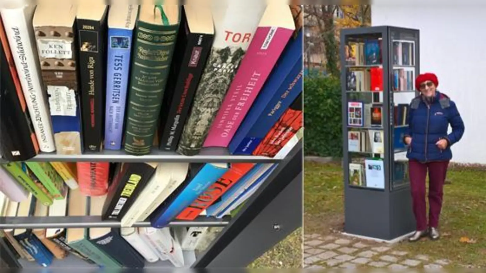 Gertrud Hischer betreut das Schränkchen.  (Foto: Daniel Mielcarek/privat)