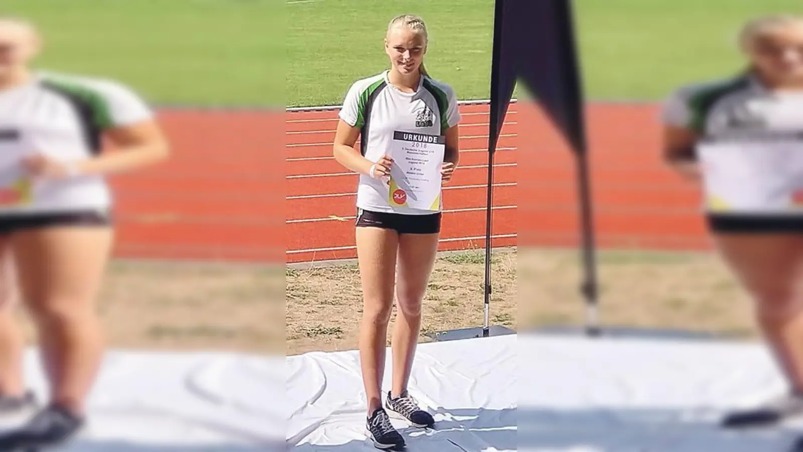 Amélie Unkel von der LG 90 Ebersberg-Grafing lief mit einer hervorragende Leistung auf den 6. Platz. 	 (Foto: Verein)