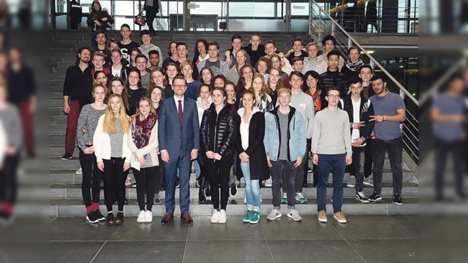 Daglfinger Schüler besuchen Berlin.	 (Foto: VA)