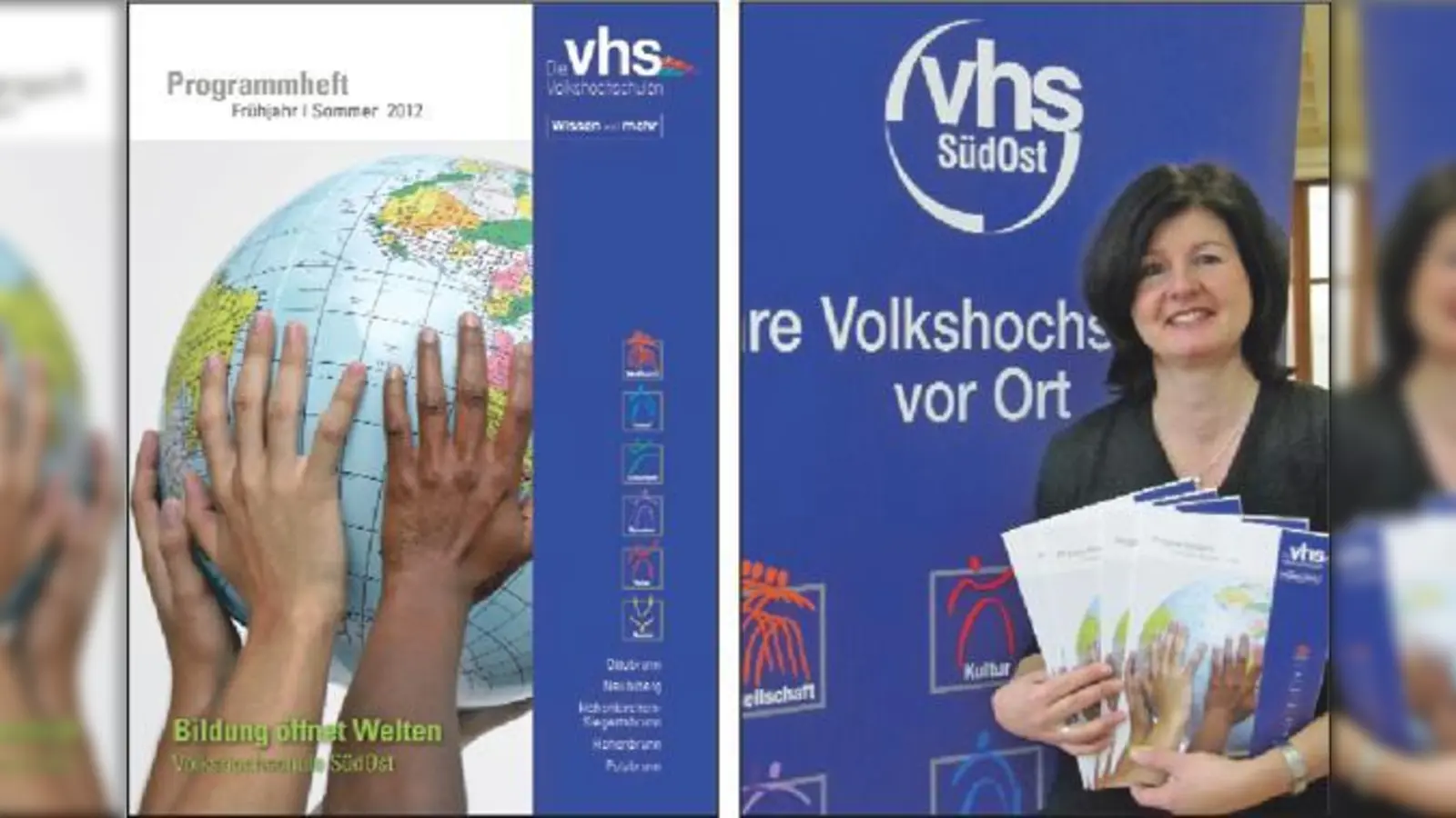 Beate Abel-Riemensperger von der vhs SüdOst freut sich darauf im Frühjahr/Sommersemester 1.200 Kurse anbieten zu können. (Foto: hw/VA)