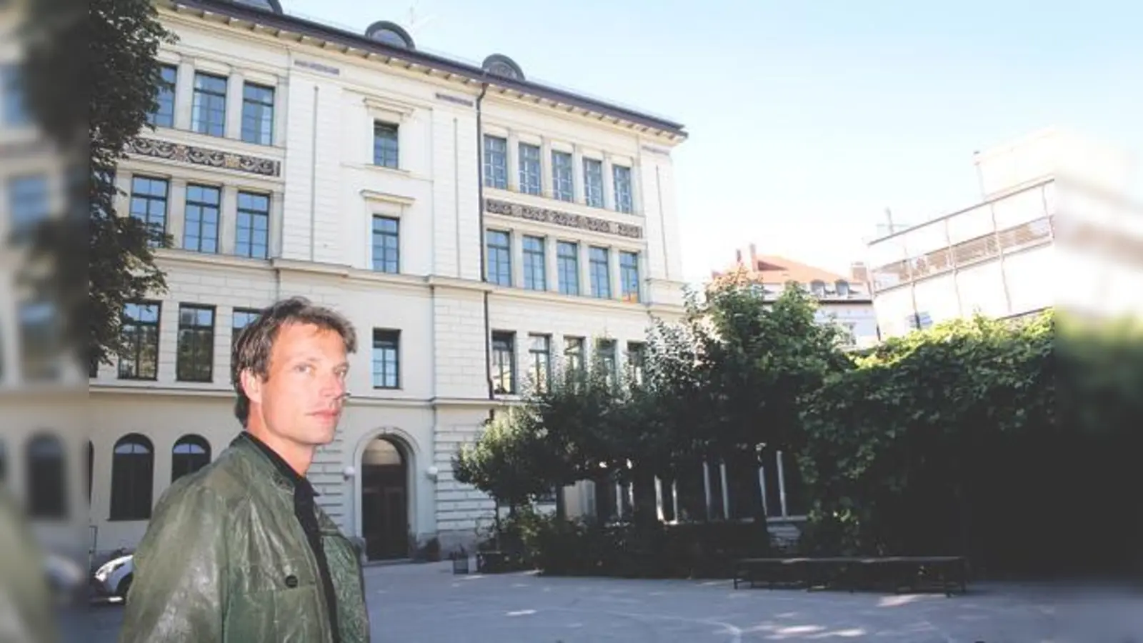 Der Jugendbeauftragte Markus Stadler will sich in diesem Herbst erneut um das Platzproblem an der Herrnschule kümmern.	 (Foto: js)