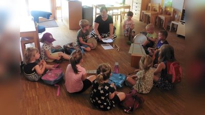 In der Kita St. Johann fand ein Musiktag statt. (Foto: Kita)