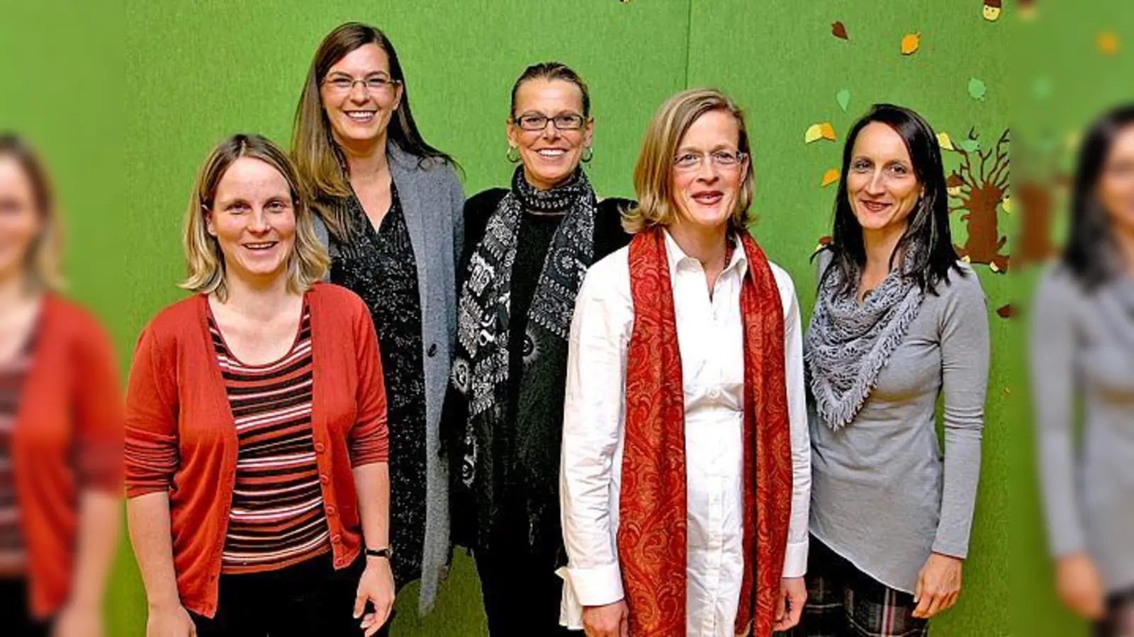 v. li. Julia Gammerl, Nathalie Röseler (Vorsitzende), Beate Hagendorf, Annette Stadler (Vorsitzende) und Annett Warschat.	 (Foto: H. Dullnig)