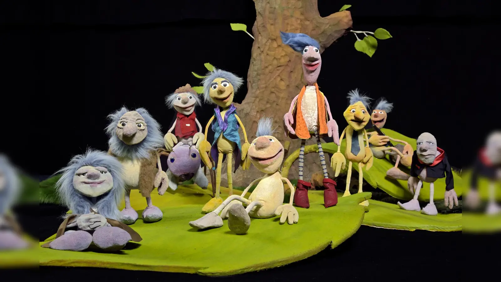 Das Figurentheater „Blattwinzlinge” ist am Sonntag, 18. Juni, um 11 Uhr im Zirkuszelt Herterichstraße zu erleben (für Kinder von 4 bis 10. J.). (Foto: Paul Pape)