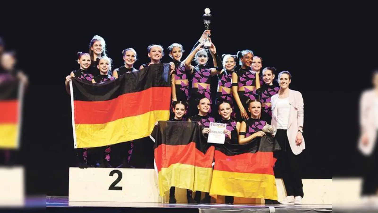 Die Funky Minis belegten den sensationellen 1. Platz bei der EM 2018 und krönten damit diese Saison.	 (Foto: VA)