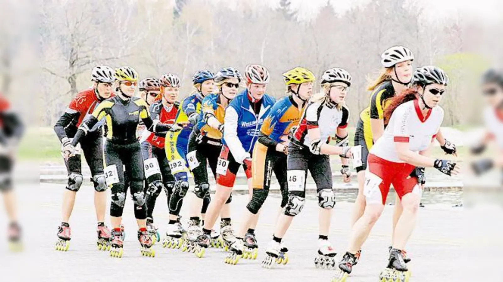 Die Damen machten beim Skateevent den Auftakt und überzeugten mit Schnelligkeit. 	 (Foto: VA)