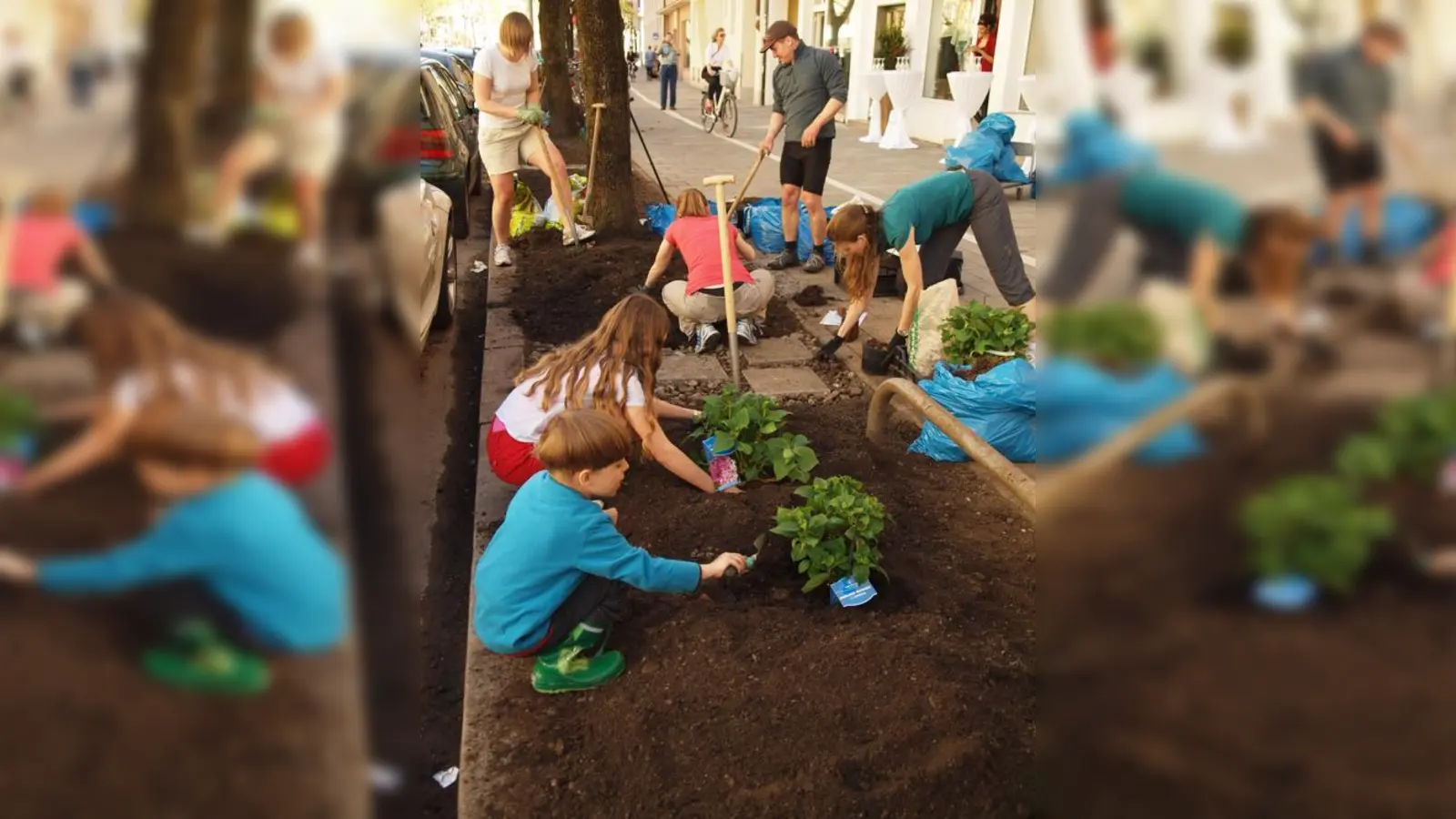  In Schwabing waren die Grünpaten schon tätig, um ihren Stadtteil zu verschönern.  (Foto: Green City)