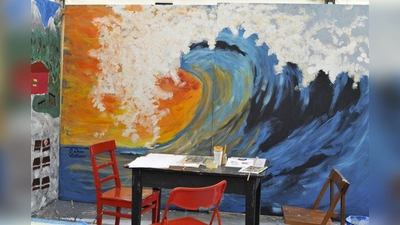 Der Kreativität freien Lauf lassen können Kinder und Jugendliche zwischen 7 und 15 Jahren bei der kostenfreien Ferienakademie Kunst &amp; Krempel im Olympiapark. (Foto: Kultur & Spielraum e.V.)