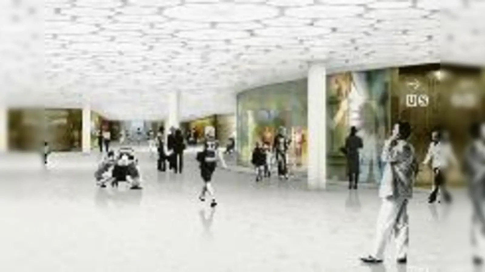 Heller, freundlicher, eleganter: So soll das Stachus-Untergeschoss Ende 2009 aussehen.  (Illustration: LBBW-Immobilien)