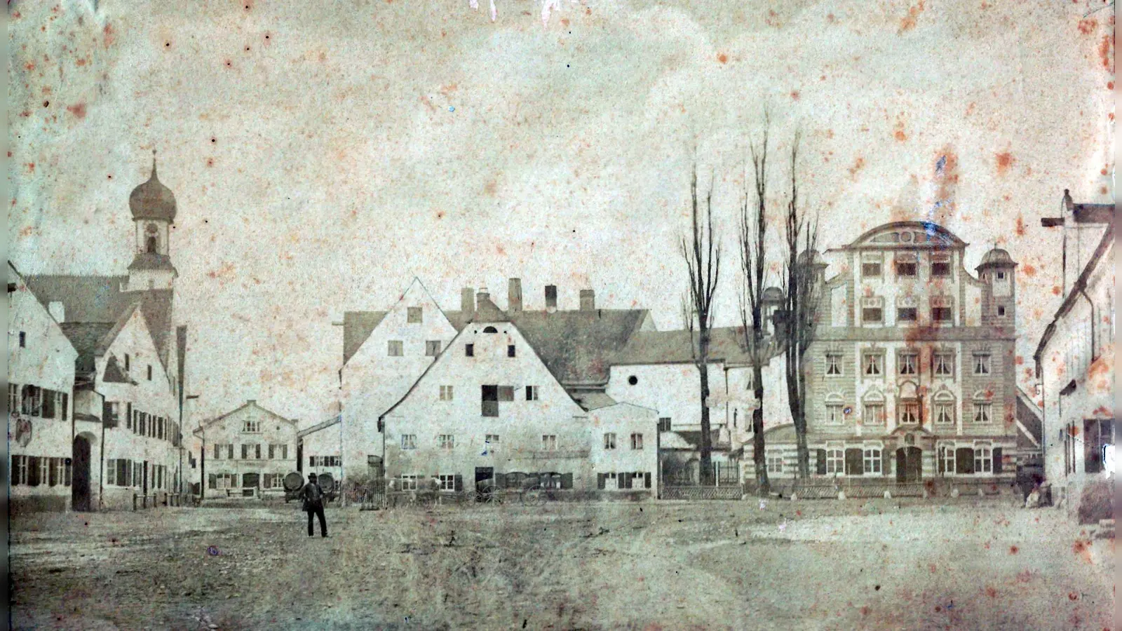 Das historische Zentrum Grafings steht im Mittelpunkt der Stadtführung am 19. September. (Foto: Museum der Stadt Grafing)