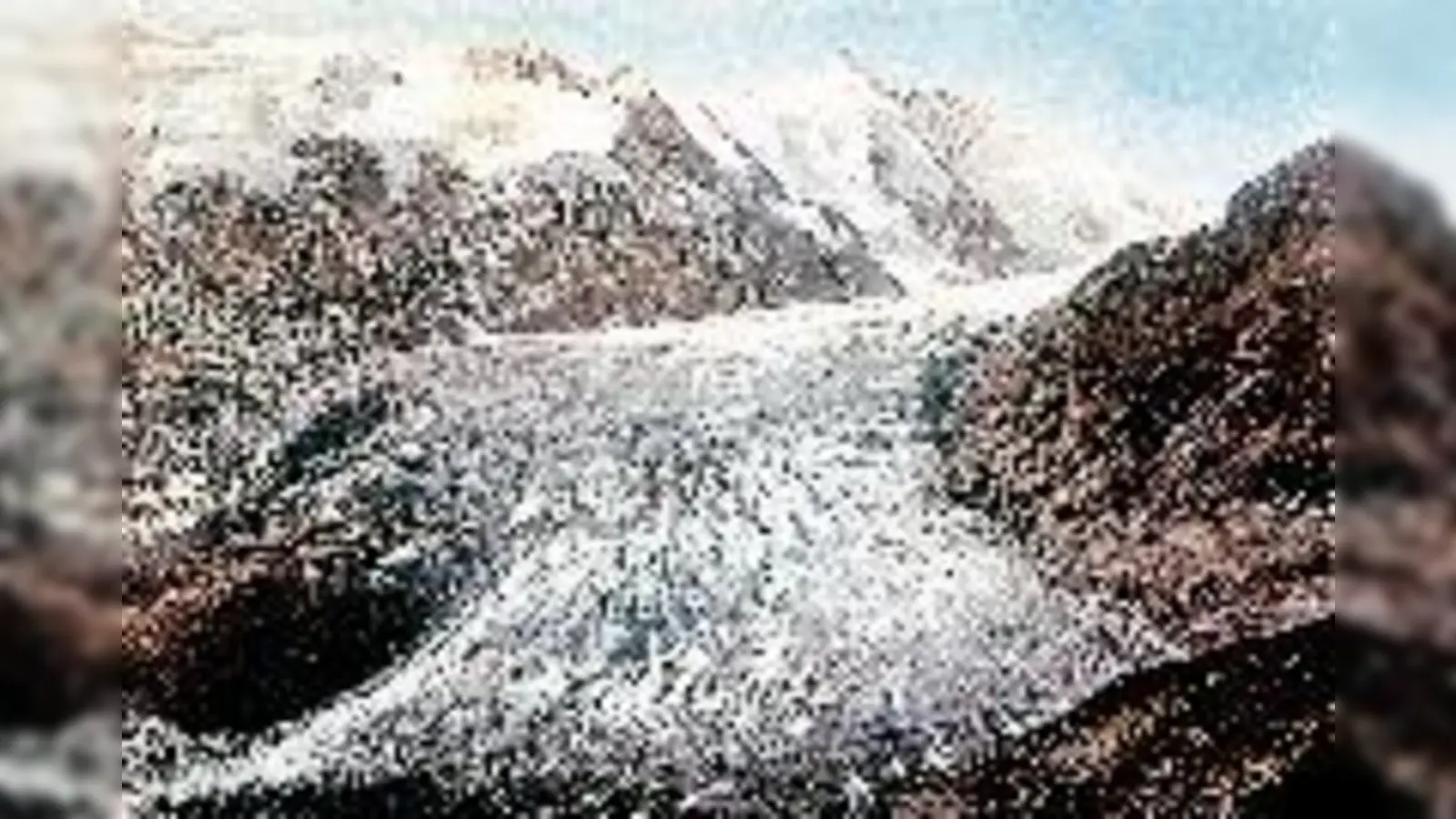 Bedrohte Gletscher in den Hochalpen, hier der Großglockner 1900.	 (Foto: Museum)