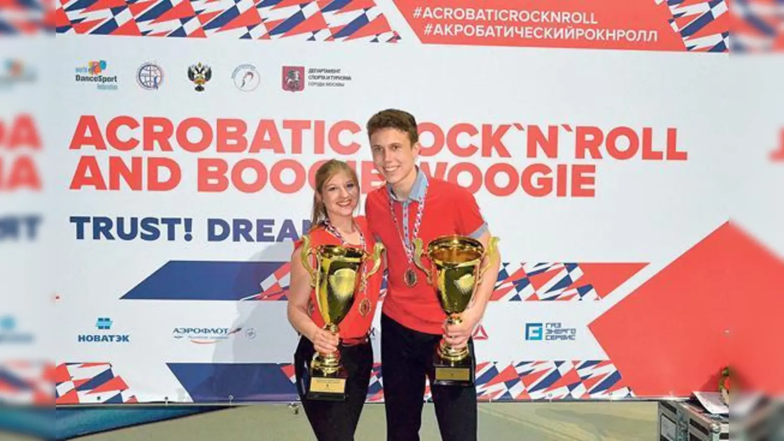 Theresa Sommerkamp und Elian Preuhs sind beim Boogie Woogie das Maß aller Dinge. Nach WM-Gold 2016 folgte nun die erfolgreiche EM-Titelverteidigung.	 (Foto: Anna Sommerkamp)