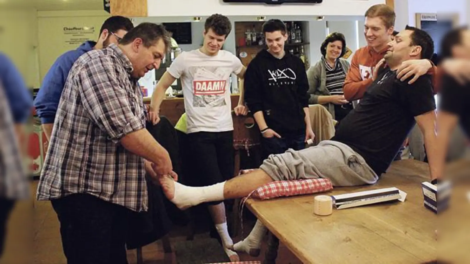 Der richtige Tape-Einsatz ist vor allem eine Frage der Übung.	 (Foto: Verein)