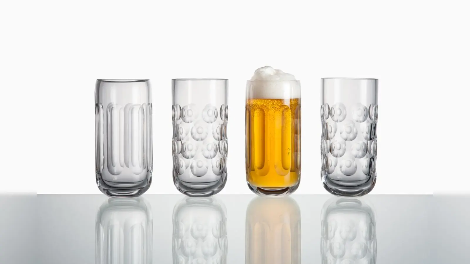 Prost! Moderne Biergläser von Kristyna Venturová (Foto: VA)