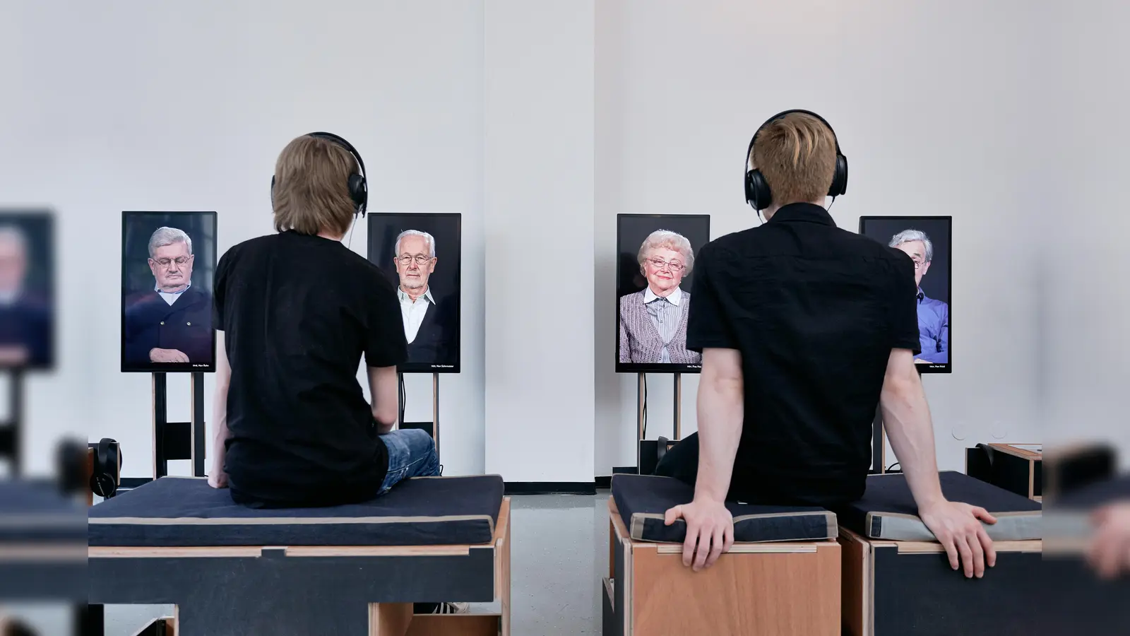 Blick in die Ausstellung "21 – Erinnerungen ans Erwachsenwerden". (Foto: Jörg Baumann)