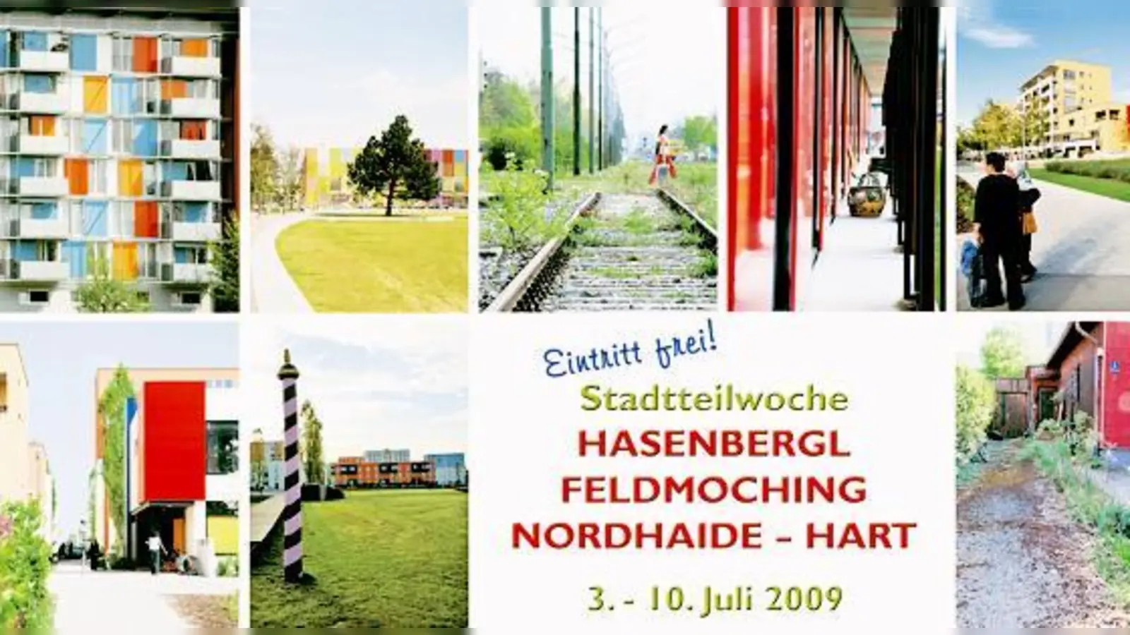 Facettenreiche Bilder des Münchner Nordens bilden die Titelseite des 28-seitigen Programmhefts  und die unterschiedlichen Angebote darin sind noch viel abwechslungsreicher!	 (Fotos: VA)