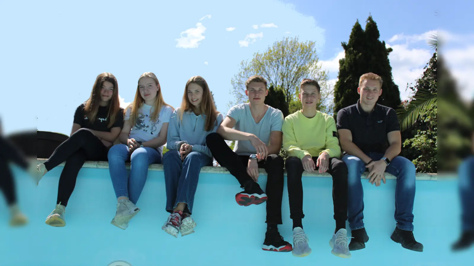 Die Organisatoren (v. l.) Finnja Kollmansberger, Greta Szielasko, Tamina Hoffmann, Tim Hoffmann, Fabian Rembold, Tobias Kaserer, nicht im Bild: Cheyenne Barker und Leoni Heck freuen sich auf viele Teilnehmer. (Foto: VA)