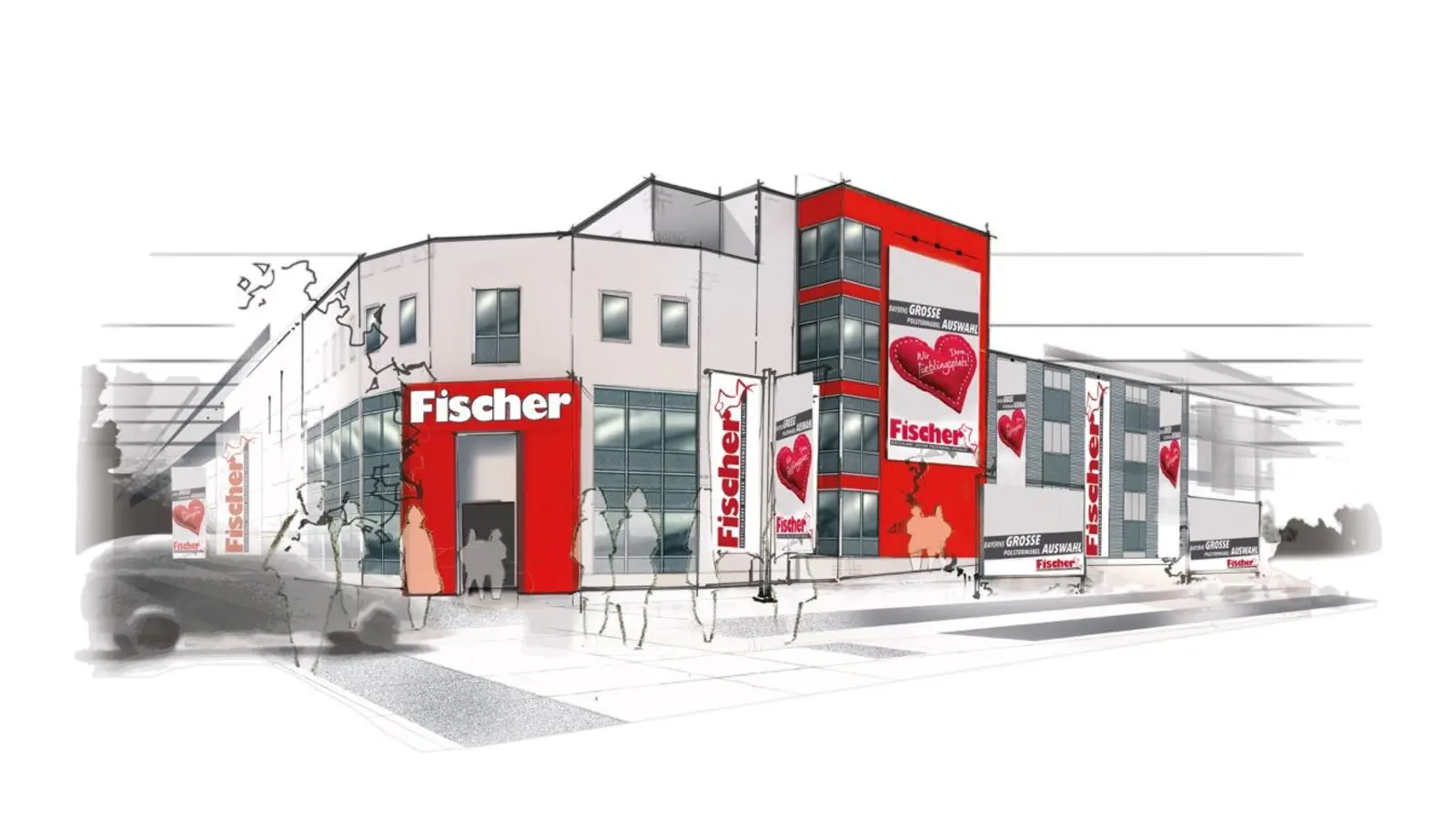 Polstermöbel Fischer Max Fischer GmbH* ist in der Münchner Straße 209 in Karlsfeld zu finden. (Foto: Polstermöbel Fischer)