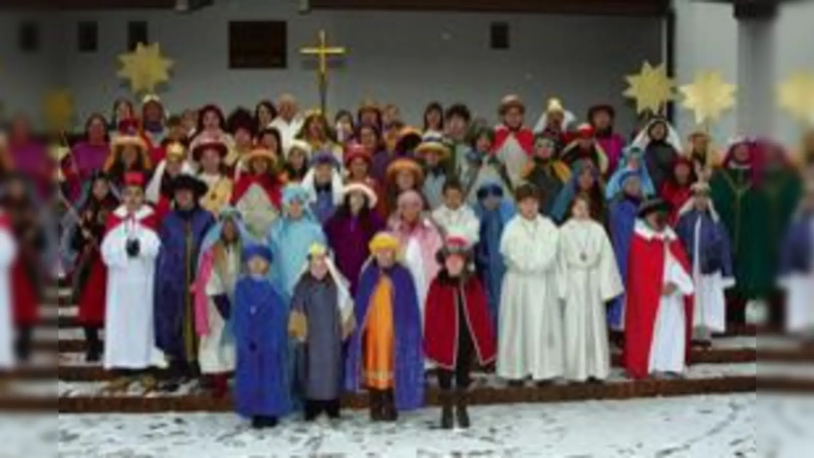 Auch von klirrender Kälte ließen sich die Sternsinger nicht abhalten.  (Foto: VA)