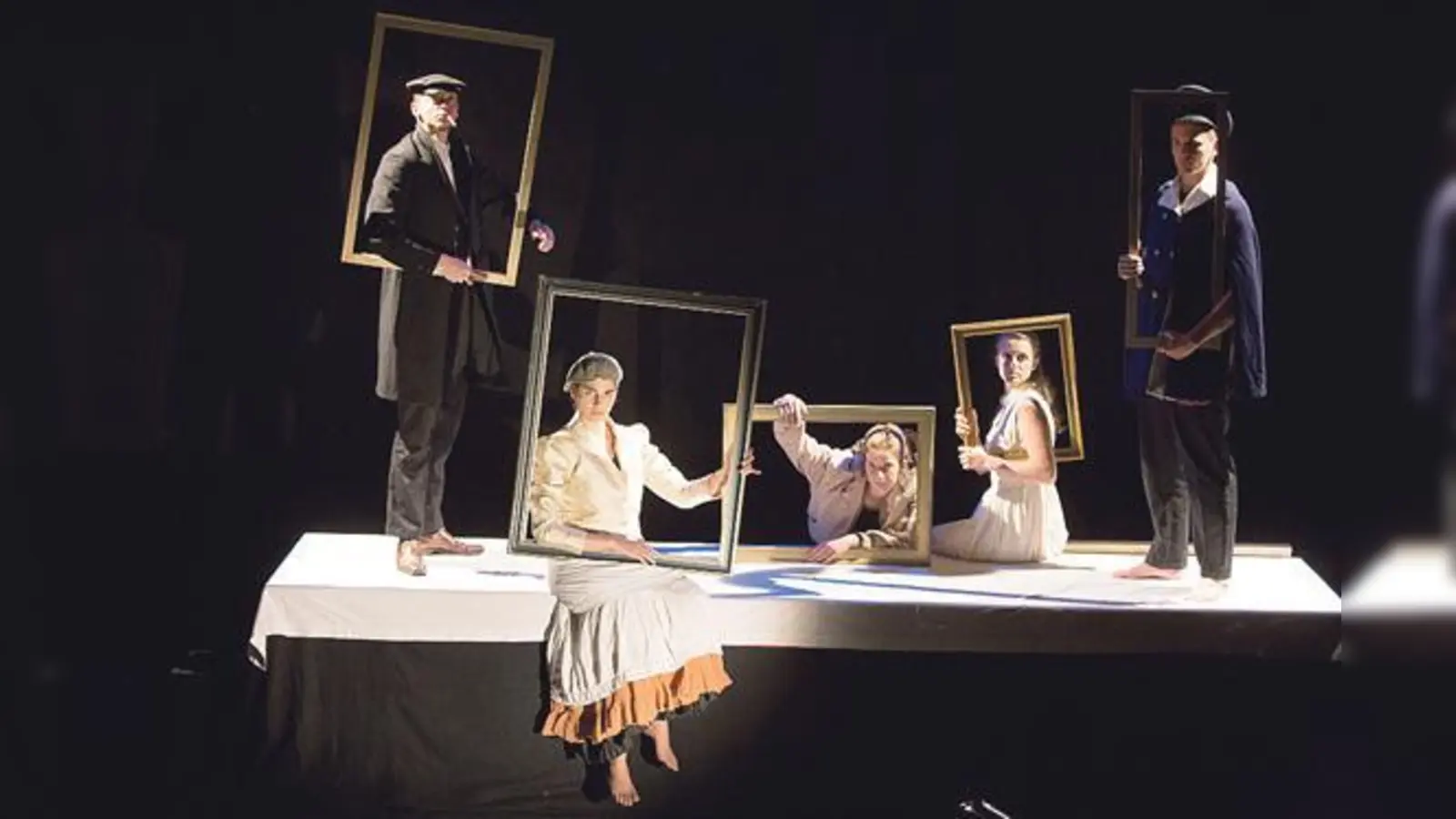 Die Stuttgarter Formation »Kompanie 1/10« gastiert mit ihrem Stück auf der Bühne des Stadtmuseums.	 (Foto: MSM)