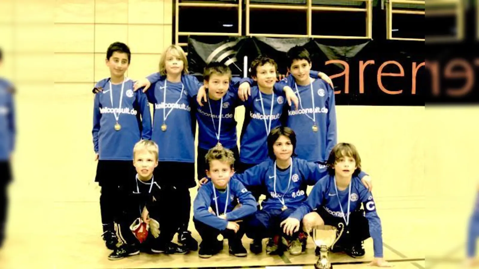 Benni Rauscher, Sücrü Sarac, Fatih Türedi, Martin Mlakic, Alexander Schröder, Luis Keil, Martin Younan, Martin Molnar, Semi Aydin.	 (Foto: Privat)