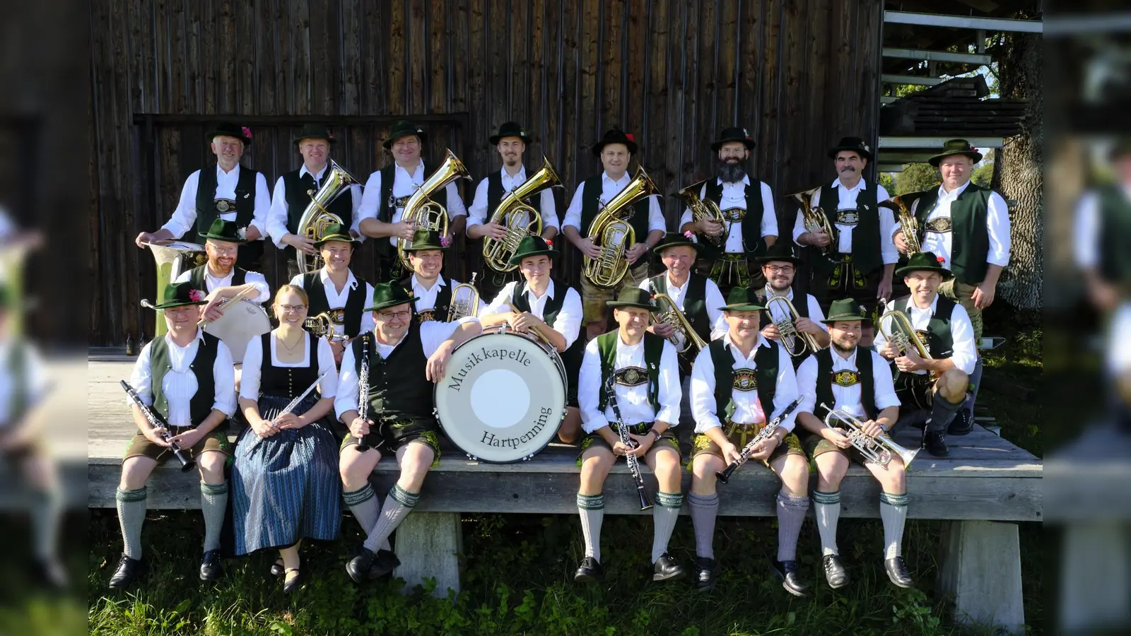 Einen breiten Bogen an Blasmusik spenden die Musiker beim Frühjahrsreigen.  (Foto: Musikkapelle Hartpenning)