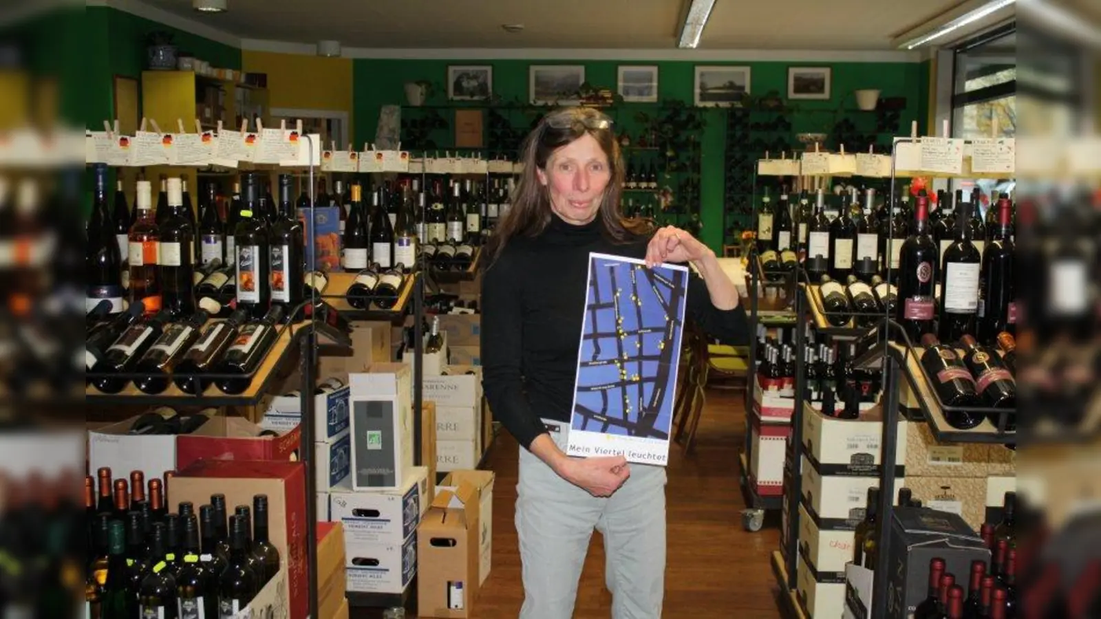 Annick Denny ist die Initiatiorin von „Mein Viertel leuchtet”. (Foto: sb)