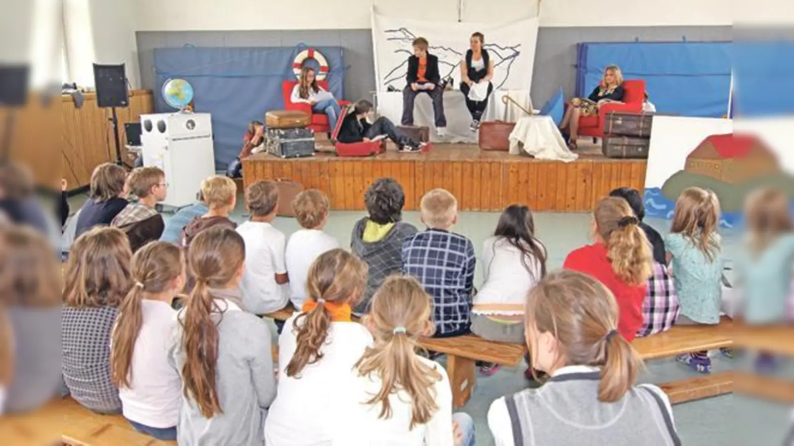 Die Schüler haben beim Lesetag in Werkstätten gearbeitet und Präsentationen vorbereitet.   (Foto: VA)