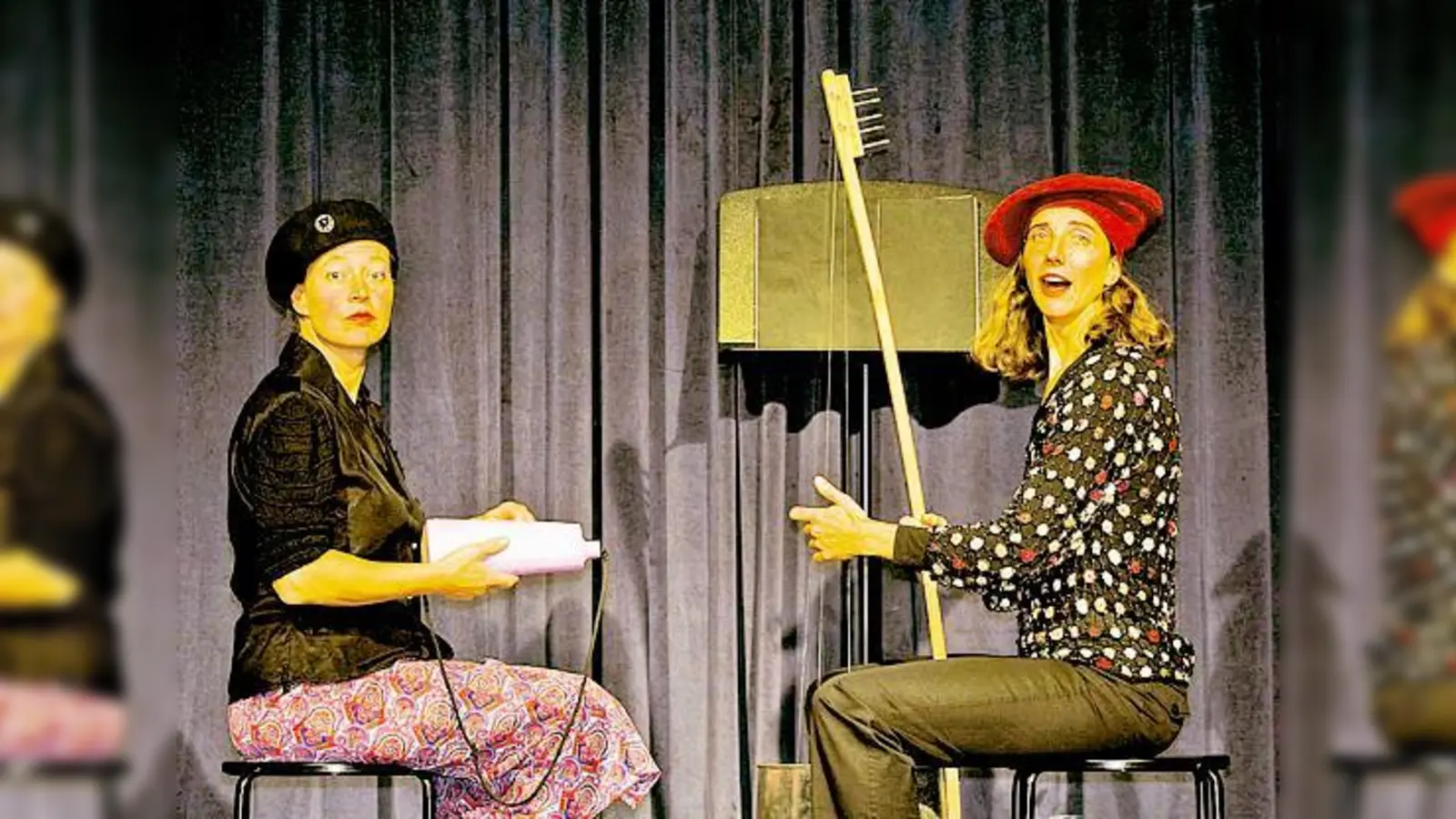 Corinna Enßlin und Martina Noichl setzen Mascha Kaléko in Szene.	 (Foto: VA)