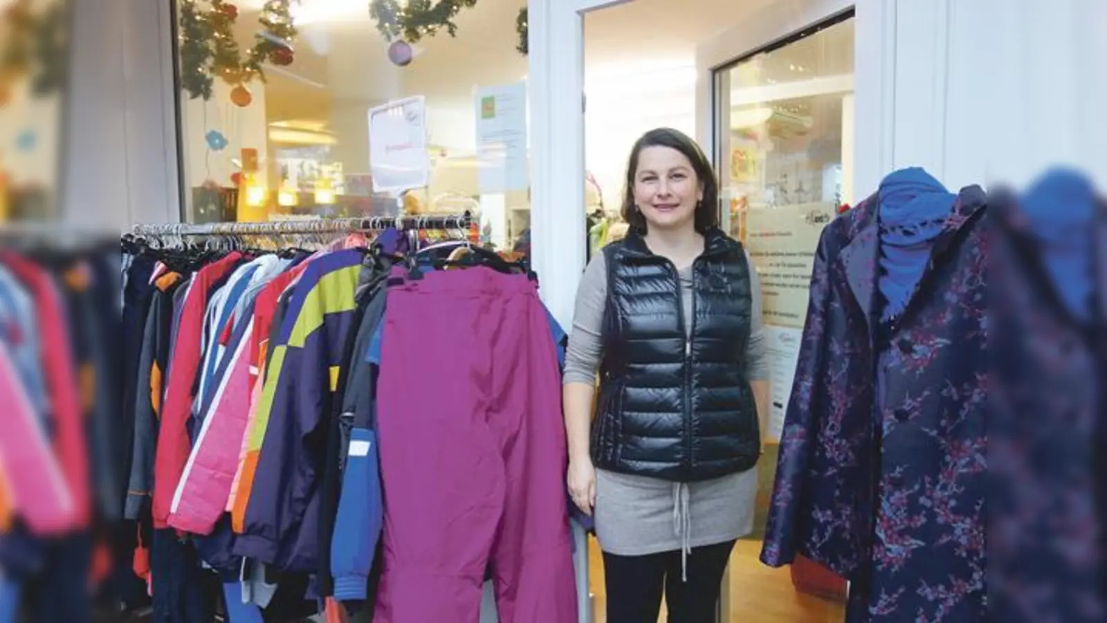 In Unterhaching wird die Klawotte von Gabriela Goltios geleitet. Auch hier werden Spenden angenommen.	 (Foto: hw)