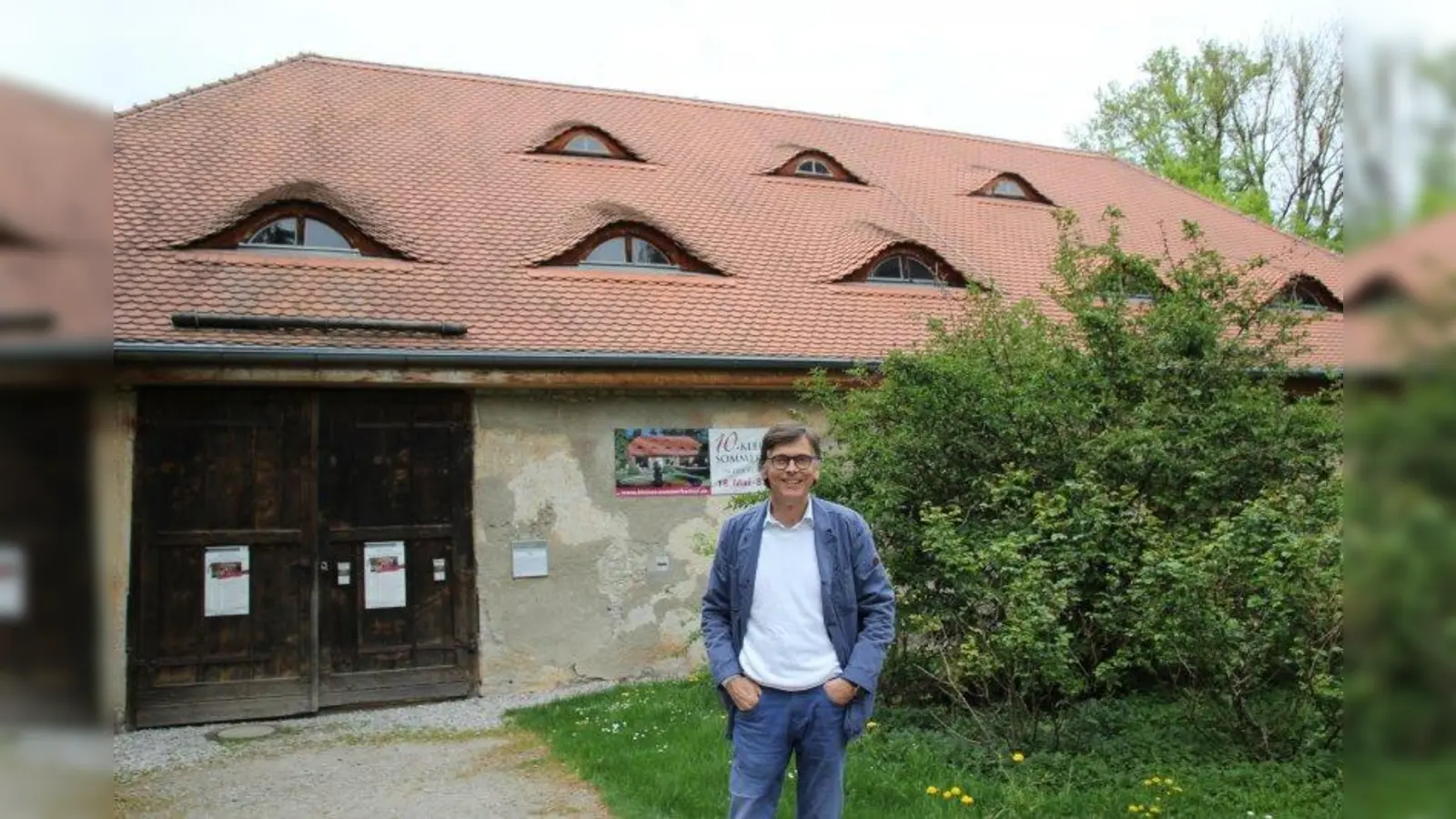 Freut sich auf eine wunderbare Festivalzeit: der international bekannte Sänger Florian Prey initiierte das „Kleine Sommerfestival” 2008 und ist seitdem der künstlerische Leiter. (Foto: us)
