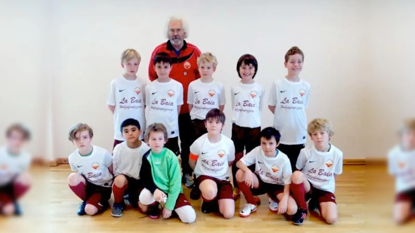 Das F1-Team des SC Amicitia mit Vereinsvorstand Werner Schäfer. 	 (Foto: Verein)