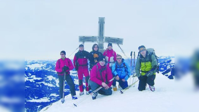 Die Tourengruppe des TSV Eintracht Karlsfeld. (Foto: pi)