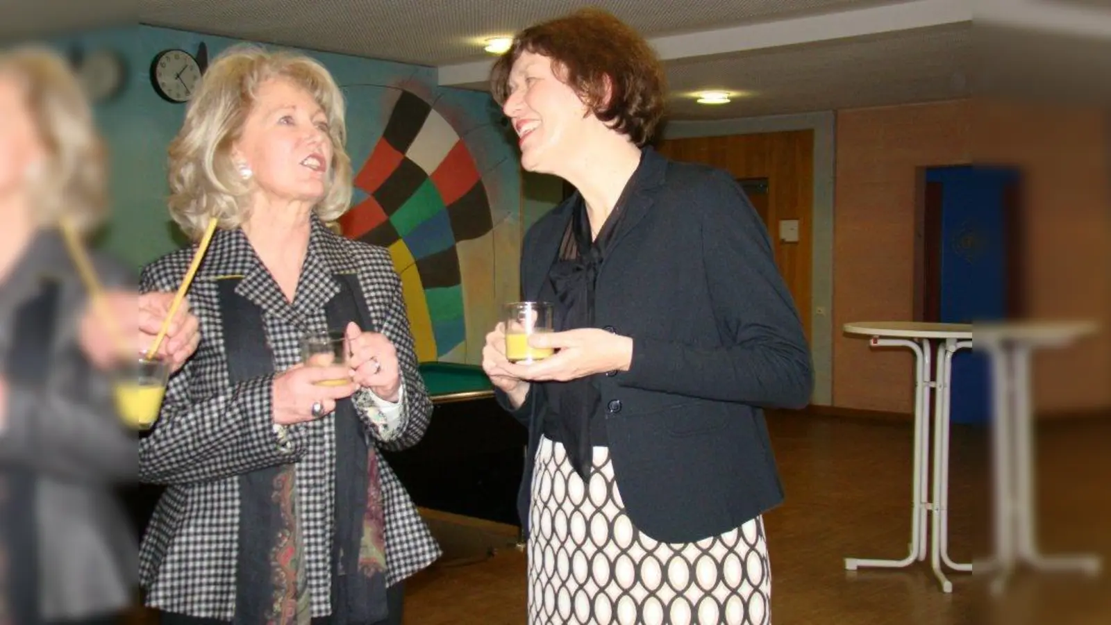 Verstehen sich gut: Rita Malterer-Forster (links) und Gabriele Pfob. (Foto: pst)