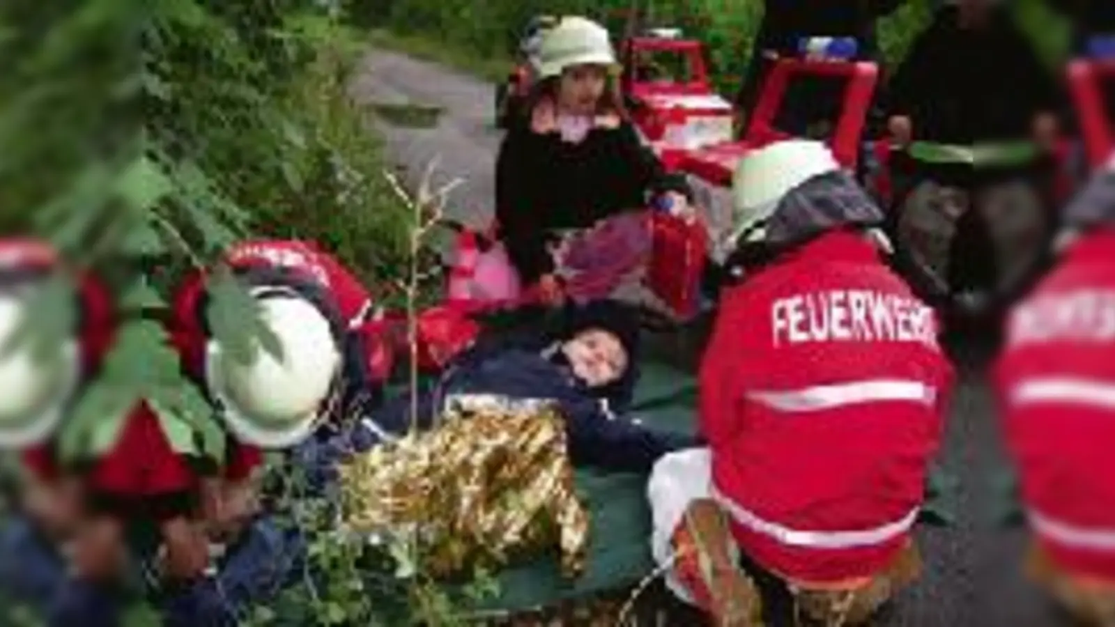 Kindergartenkinder werden zu Rettern ausgebildet.  (Foto: VA)