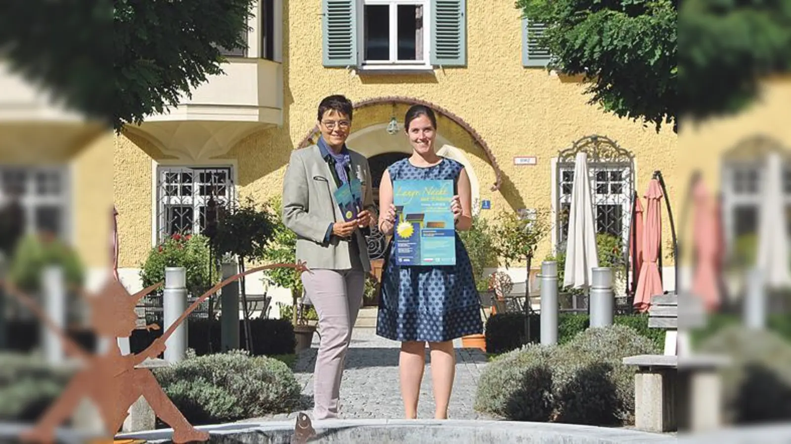 Die beiden Verantwortlichen für die Lange Nacht der Bildung: Dr. Christophora Eckl und Jennifer Becker (v.l.).	 (Foto: Henke)