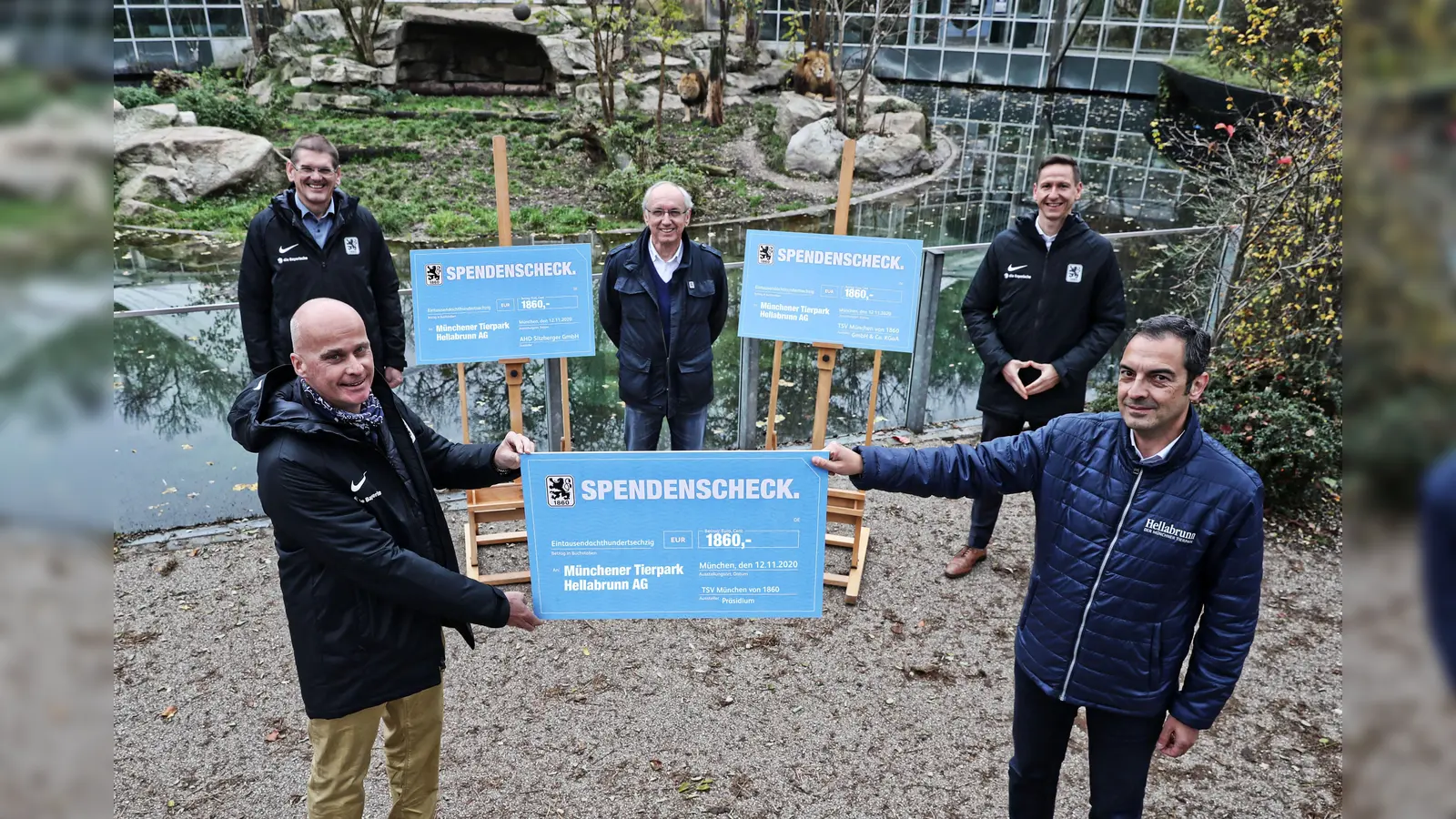 Nachbarn: TSV 1860 München und der Tierpark Hellabrunn. (Foto: TSV 1860)