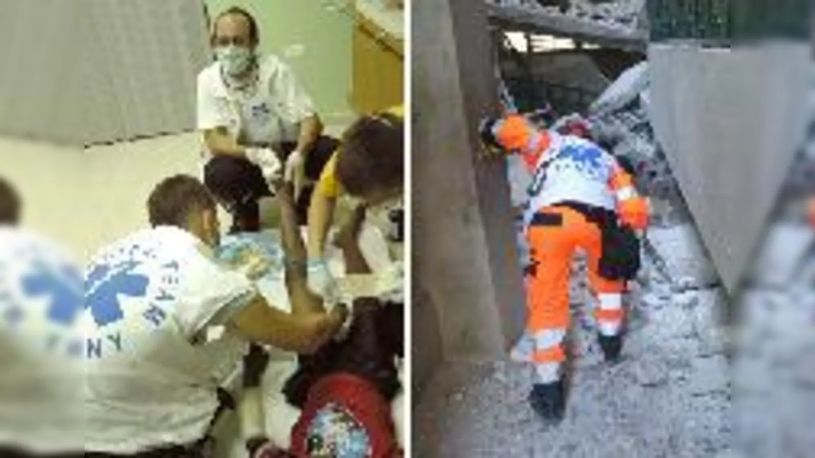 Einsatz unter extremen Bedingungen. Die Mitarbeiter des MHW helfen den Erdbebenopfern von Haiti. Unter den Trümmern suchten die Retter vom MHW noch Tage nach der Katatstrophe nach Überlebenden.	 (Fotos: MHW)